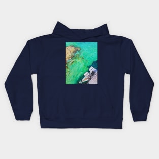 Mesmerising View from Jetty Kids Hoodie